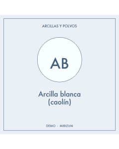 Arcilla blanca (caolín)