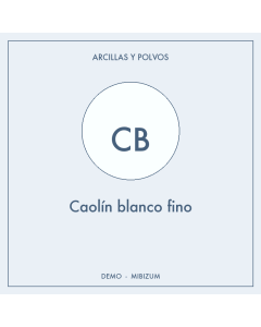 Caolín blanco fino