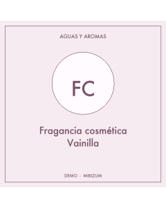 Fragancia cosmética Vainilla