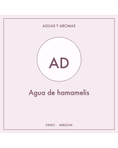 Agua de hamamelis